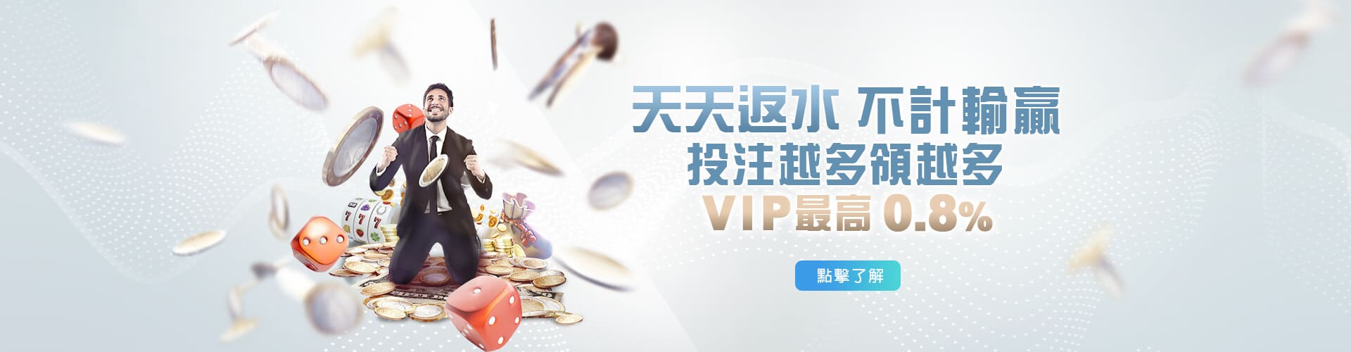 金鑽娛樂城天天返水優惠